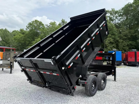 New 2025 LOAD TRAIL 7X14 GOOSENECK (4FT WALL) DUMP TRAILER
