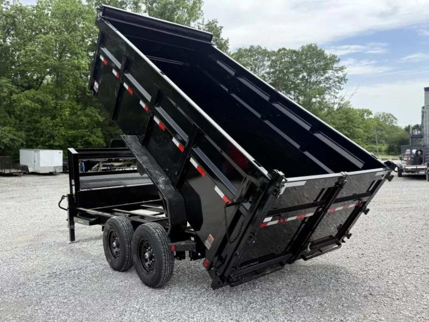 New 2025 LOAD TRAIL 7X14 GOOSENECK (4FT WALL) DUMP TRAILER