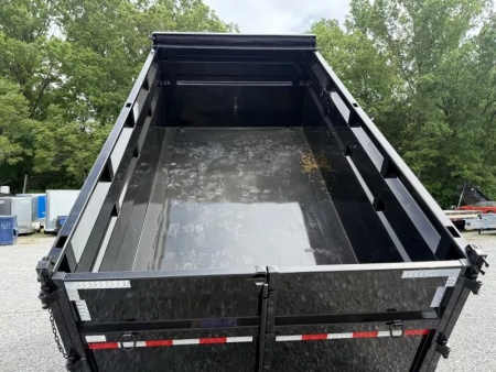 New 2025 LOAD TRAIL 7X14 GOOSENECK (4FT WALL) DUMP TRAILER