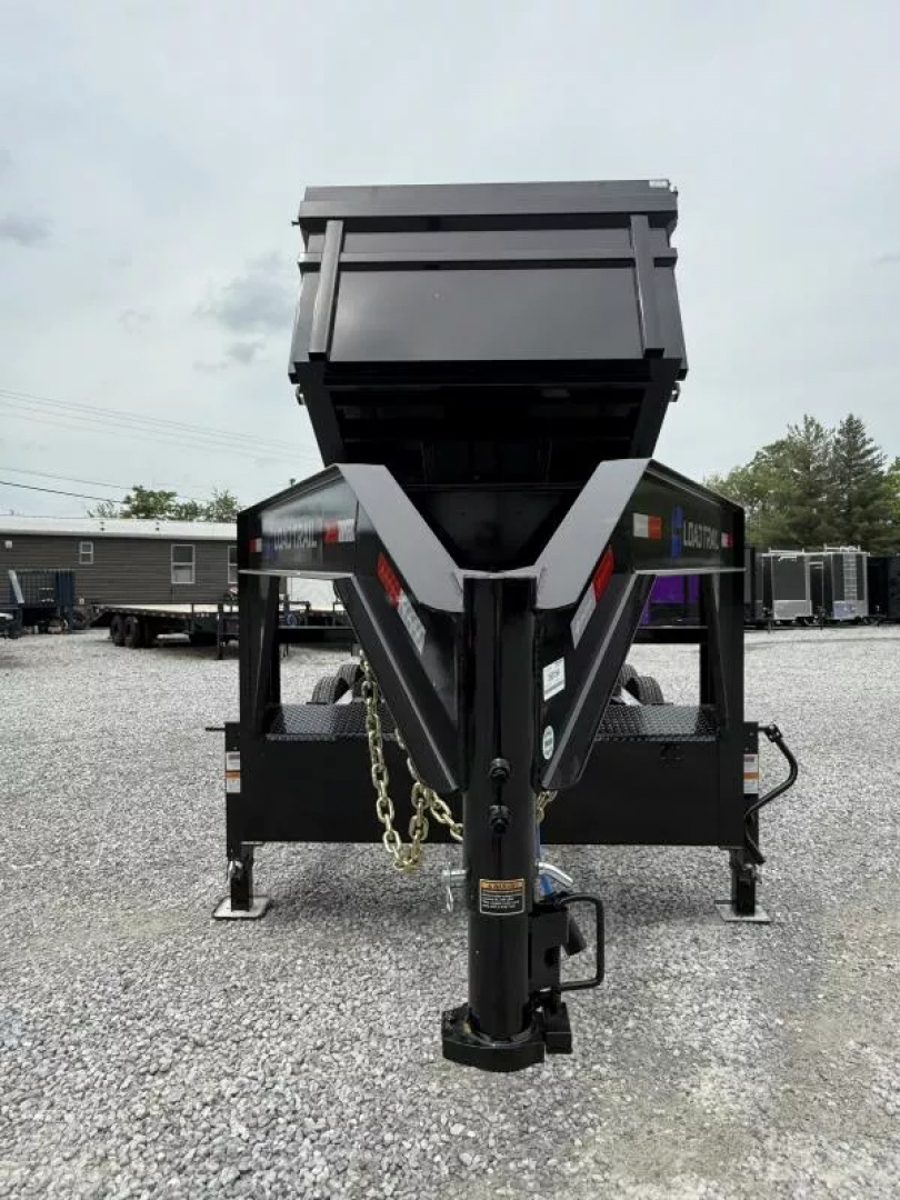 New 2025 LOAD TRAIL 7X16 GOOSENECK (4FT WALL) DUMP TRAILER