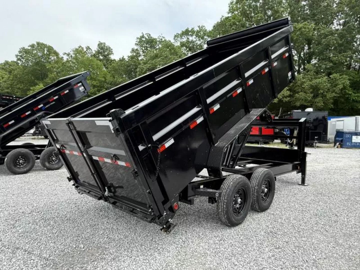 New 2025 LOAD TRAIL 7X16 GOOSENECK (4FT WALL) DUMP TRAILER