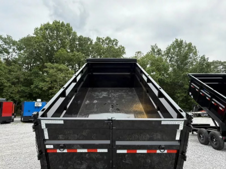 New 2025 LOAD TRAIL 7X16 GOOSENECK (4FT WALL) DUMP TRAILER