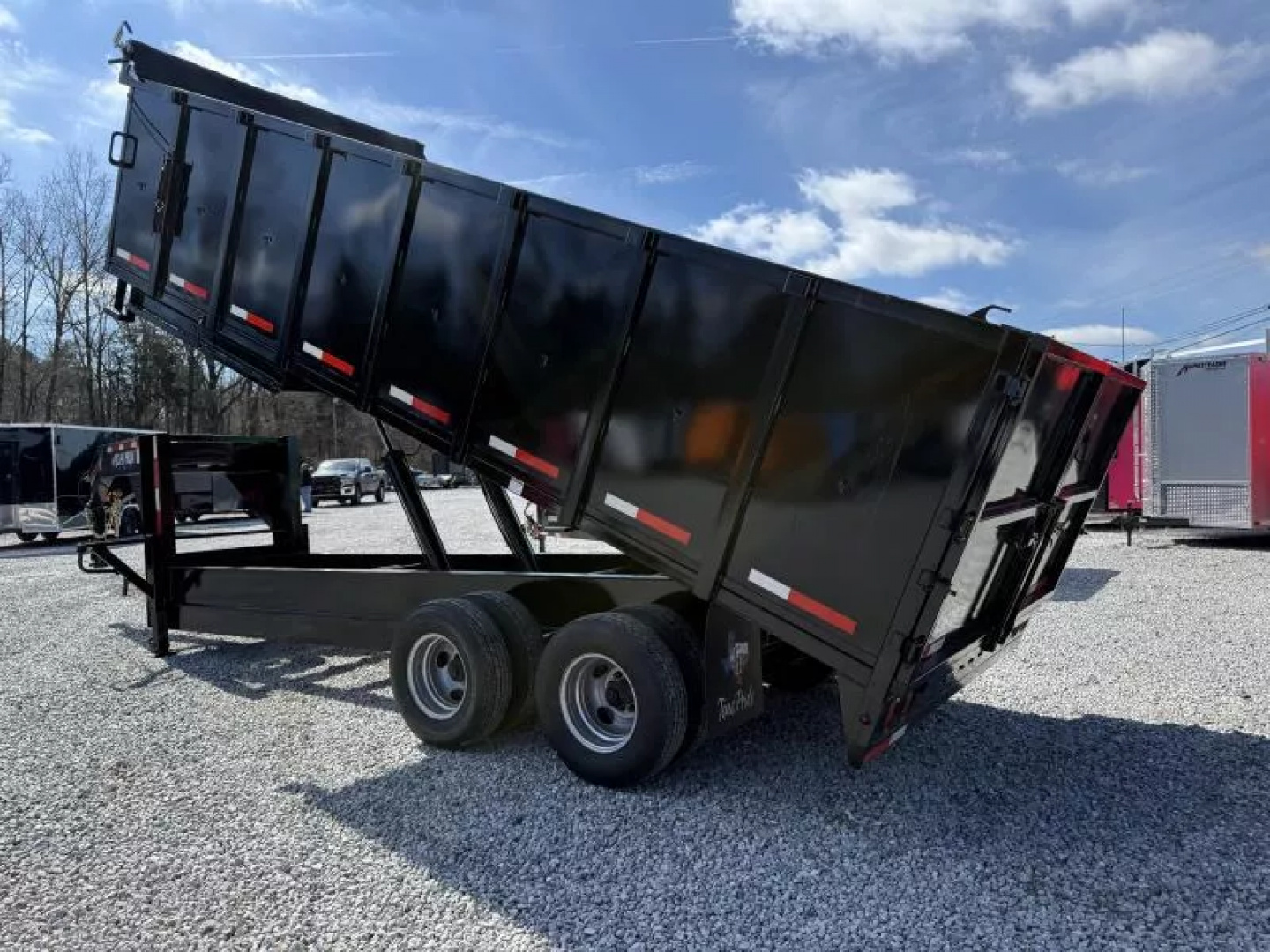 New 2025 Texas Pride Trailers 8x20 (4FT WALLS) GOOSENECK DUMP TRAILER 26K GVWR Dump Trailer