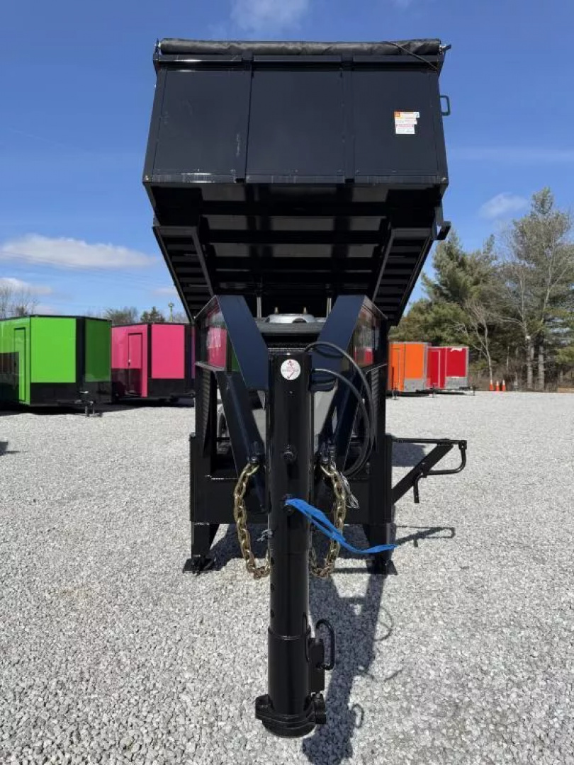 New 2025 Texas Pride Trailers 8x20 (4FT WALLS) GOOSENECK DUMP TRAILER 26K GVWR Dump Trailer