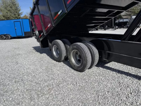 New 2025 Texas Pride Trailers 8x20 (4FT WALLS) GOOSENECK DUMP TRAILER 26K GVWR Dump Trailer