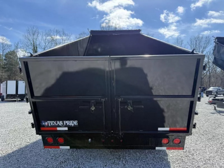 New 2025 Texas Pride Trailers 8x20 (4FT WALLS) GOOSENECK DUMP TRAILER 26K GVWR Dump Trailer