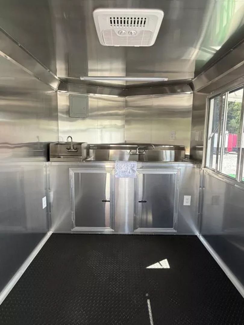 New 2026 All World Trailers 7X16 TA CONCESSION BBQ TRAILER Vending / Concession Trailer