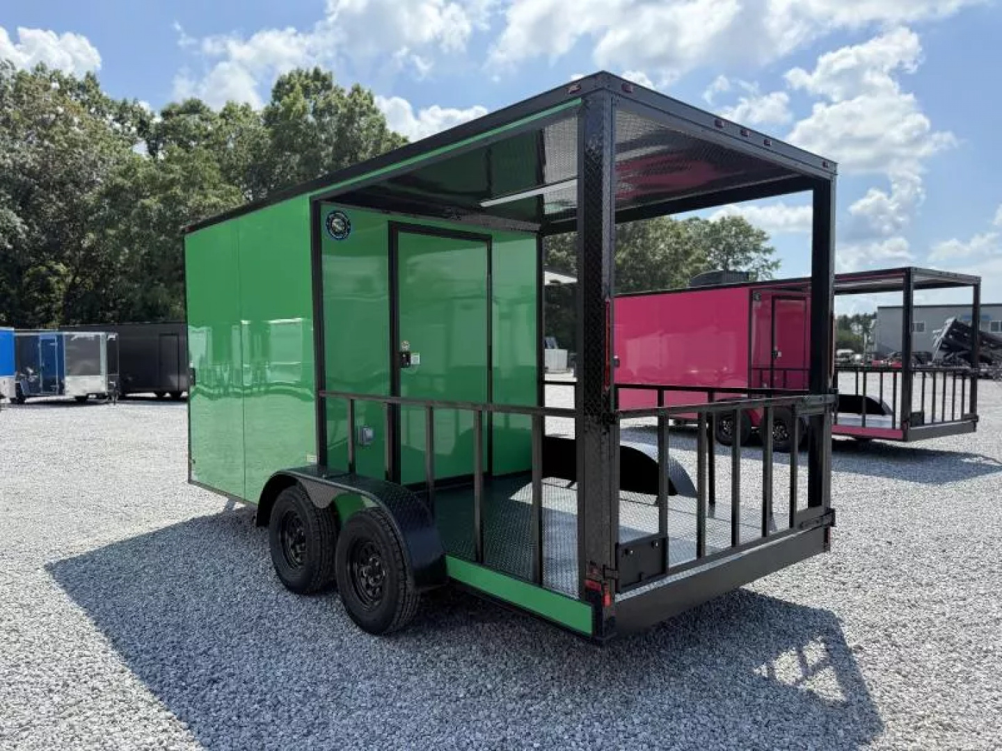 New 2026 All World Trailers 7X16 TA CONCESSION BBQ TRAILER Vending / Concession Trailer