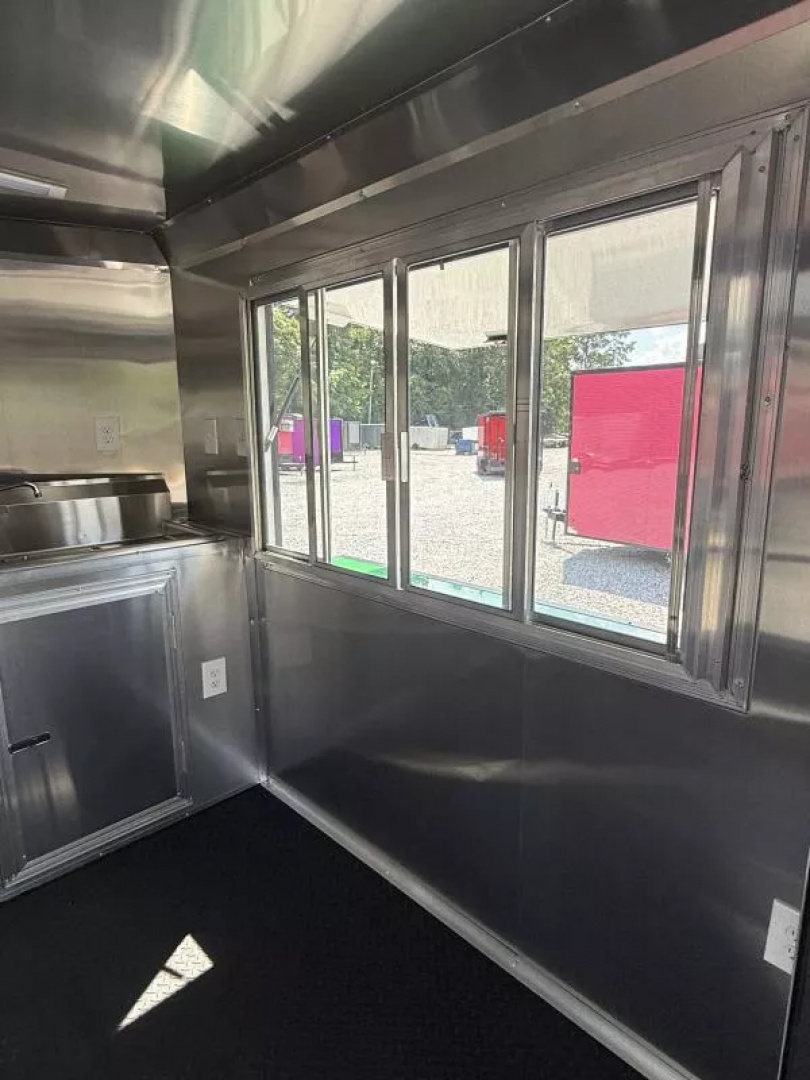 New 2026 All World Trailers 7X16 TA CONCESSION BBQ TRAILER Vending / Concession Trailer