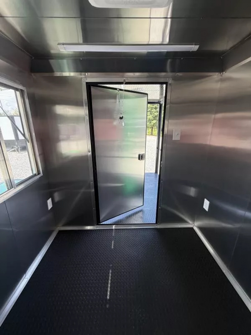 New 2026 All World Trailers 7X16 TA CONCESSION BBQ TRAILER Vending / Concession Trailer