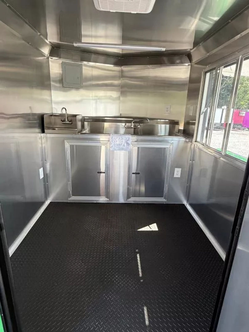 New 2026 All World Trailers 7X16 TA CONCESSION BBQ TRAILER Vending / Concession Trailer