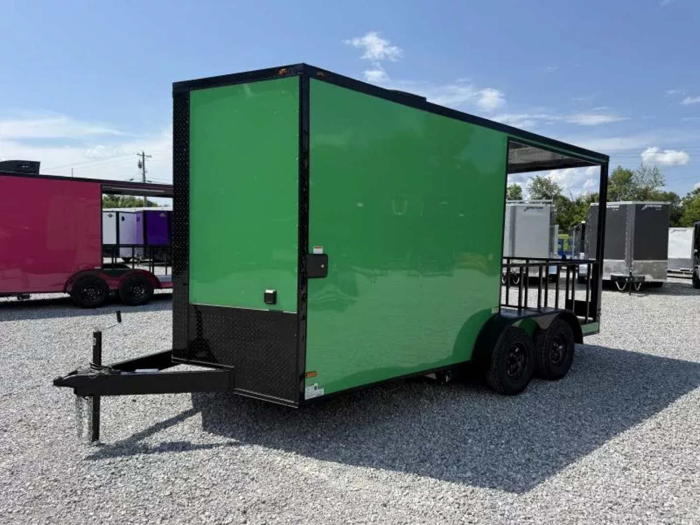 New 2026 All World Trailers 7X16 TA CONCESSION BBQ TRAILER Vending / Concession Trailer