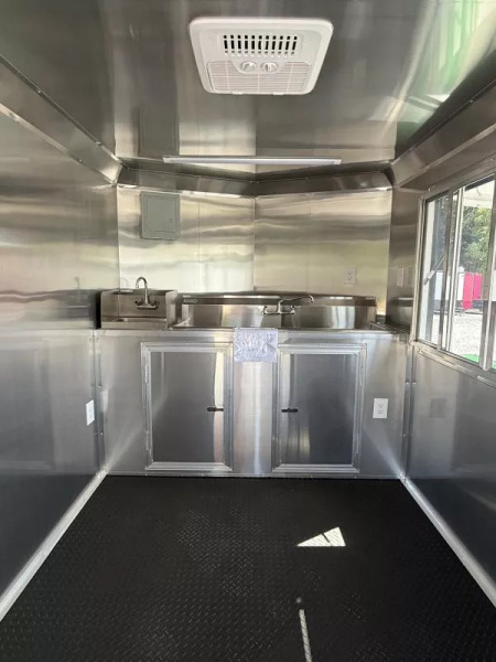 New 2026 All World Trailers 7X16 TA CONCESSION BBQ TRAILER Vending / Concession Trailer