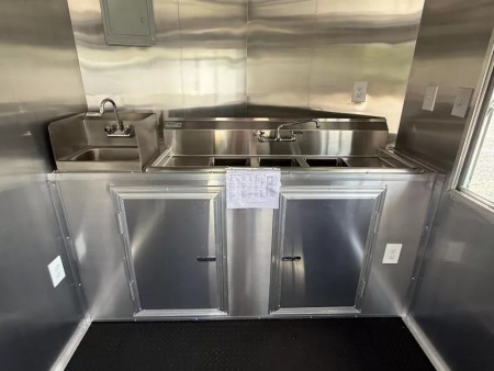 New 2026 All World Trailers 7X16 TA CONCESSION BBQ TRAILER Vending / Concession Trailer