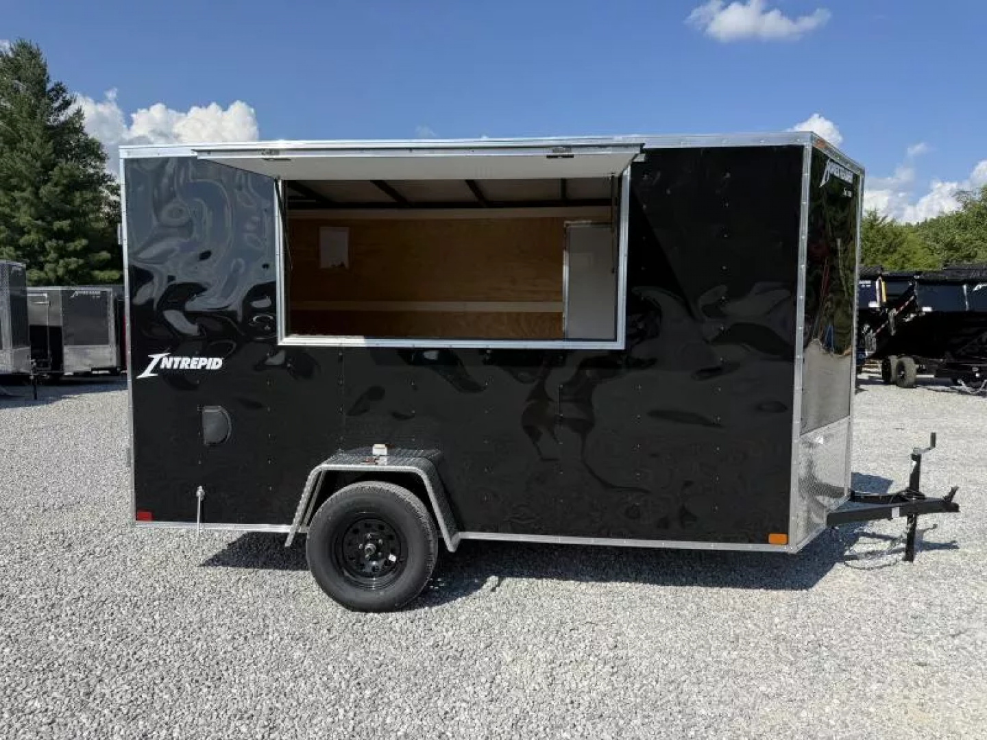 New 2026 Homesteader Trailers 6X12 IS (BARN DOORS) CONCESSION WINDOW Vending / Concession Trailer