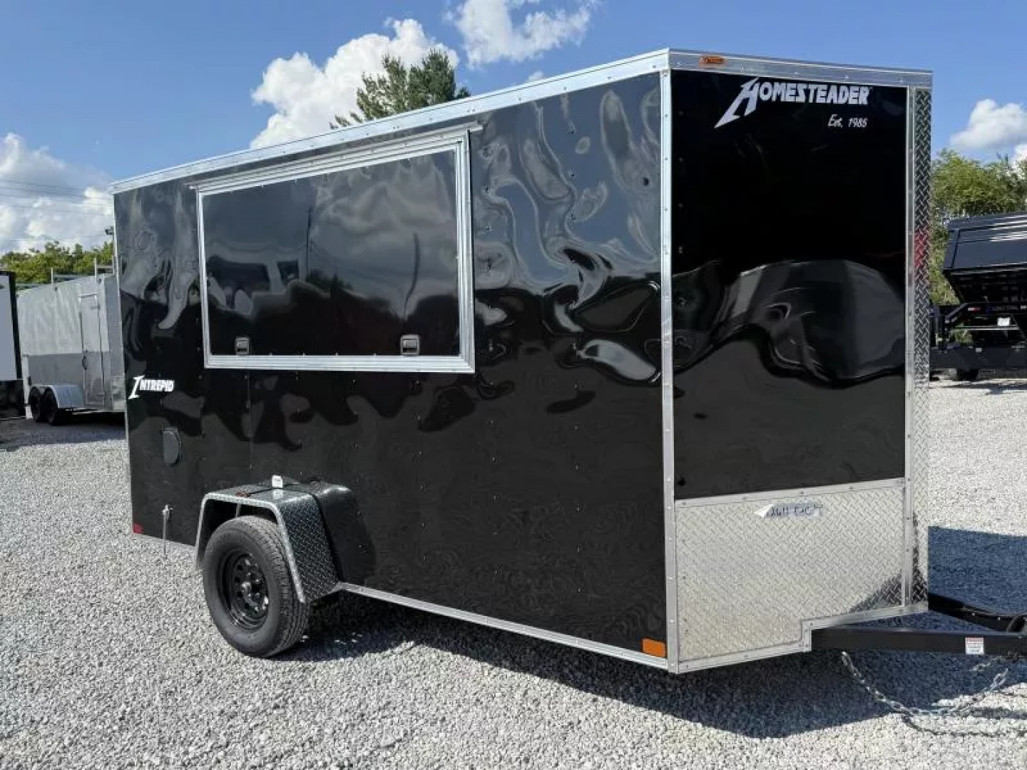 New 2026 Homesteader Trailers 6X12 IS (BARN DOORS) CONCESSION WINDOW Vending / Concession Trailer