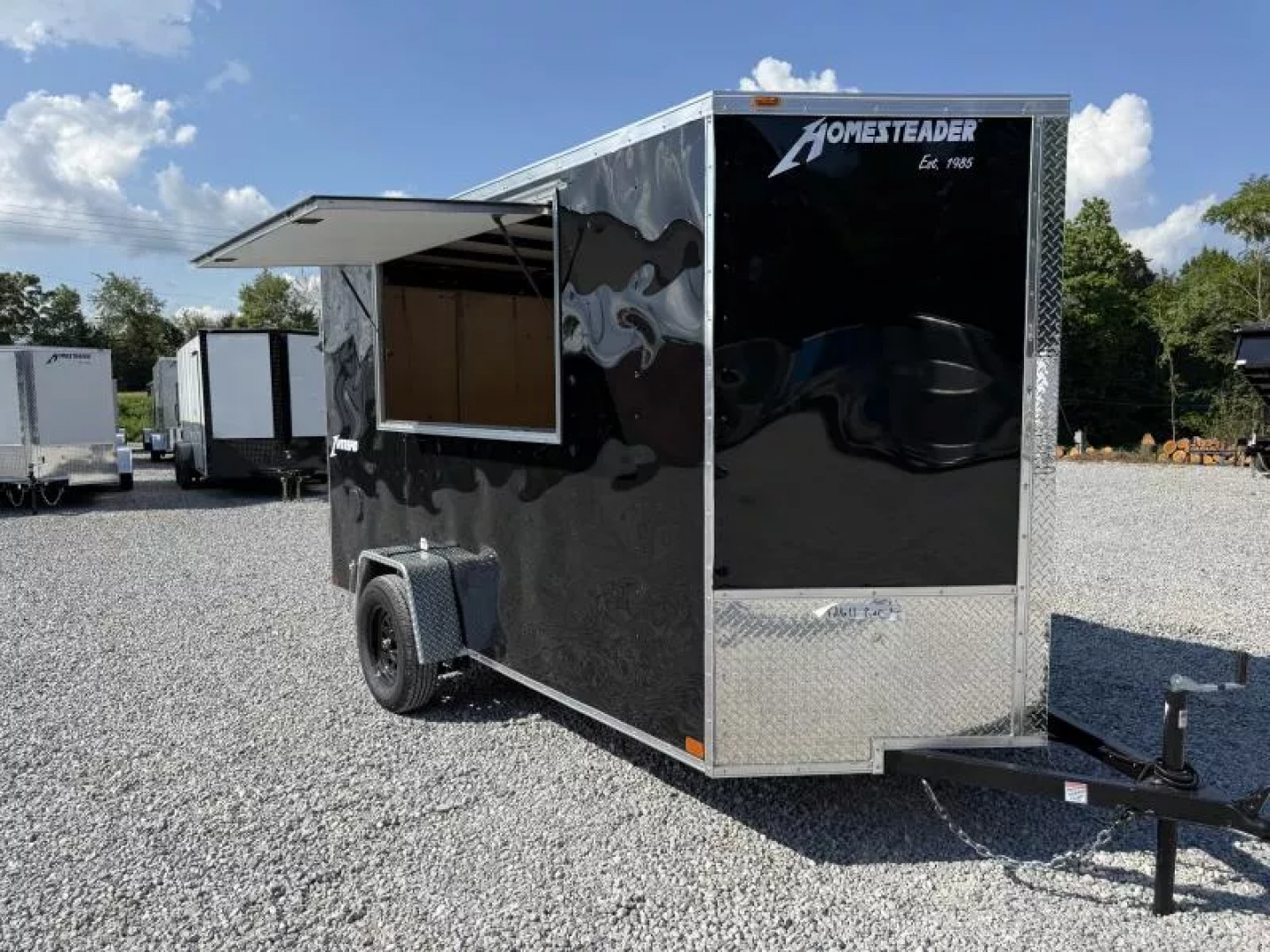 New 2026 Homesteader Trailers 6X12 IS (BARN DOORS) CONCESSION WINDOW Vending / Concession Trailer