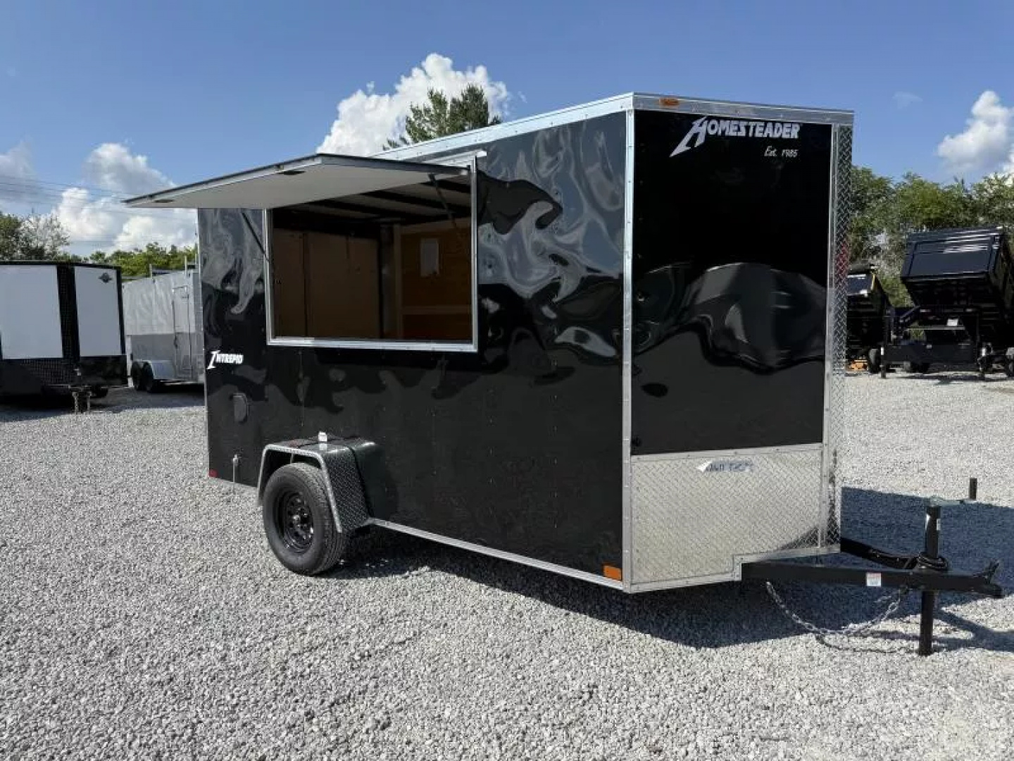 New 2026 Homesteader Trailers 6X12 IS (BARN DOORS) CONCESSION WINDOW Vending / Concession Trailer