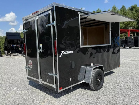 New 2026 Homesteader Trailers 6X12 IS (BARN DOORS) CONCESSION WINDOW Vending / Concession Trailer