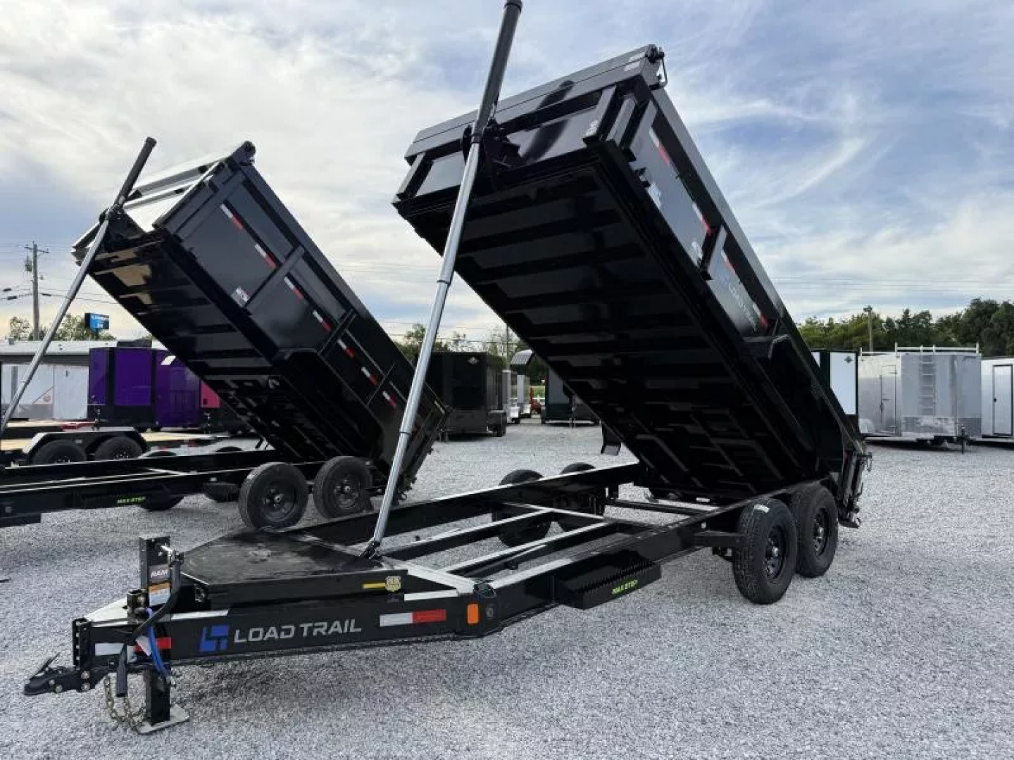 New 2026 LOAD TRAIL 7X16 TANDEM AXLE DUMP LOW-PRO DUMP (2FT WALL) (14K GVWR)