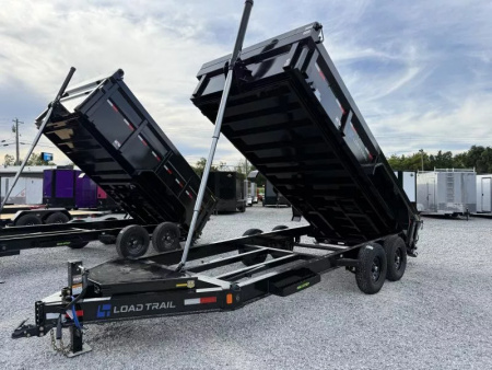 New 2026 LOAD TRAIL 7X16 TANDEM AXLE DUMP LOW-PRO DUMP (2FT WALL) (14K GVWR)