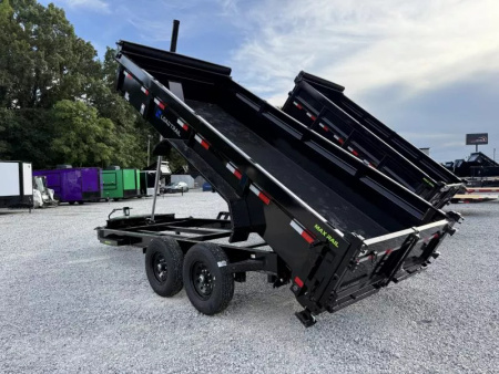 New 2026 LOAD TRAIL 7X16 TANDEM AXLE DUMP LOW-PRO DUMP (2FT WALL) (14K GVWR)
