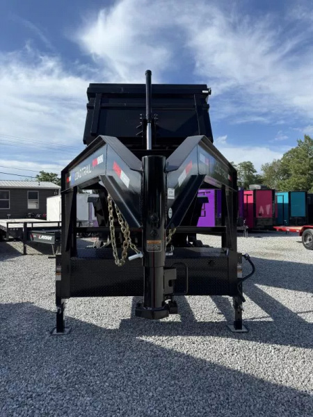 New 2026 LOAD TRAIL 7X14 GOOSENECK (4FT WALL) TANDEM AXLE GOOSENECK LOW-PRO DUMP (16K GVWR)