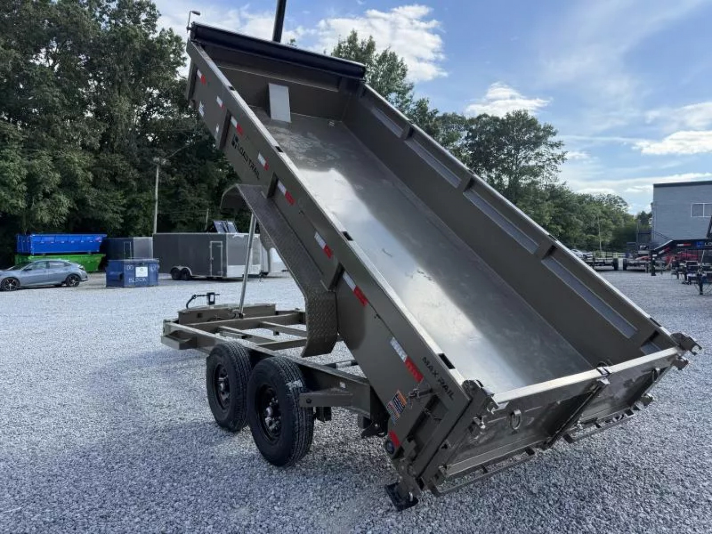 New 2026 LOAD TRAIL 7X16 TANDEM AXLE DUMP LOW-PRO DUMP (2FT WALL) (14K GVWR)