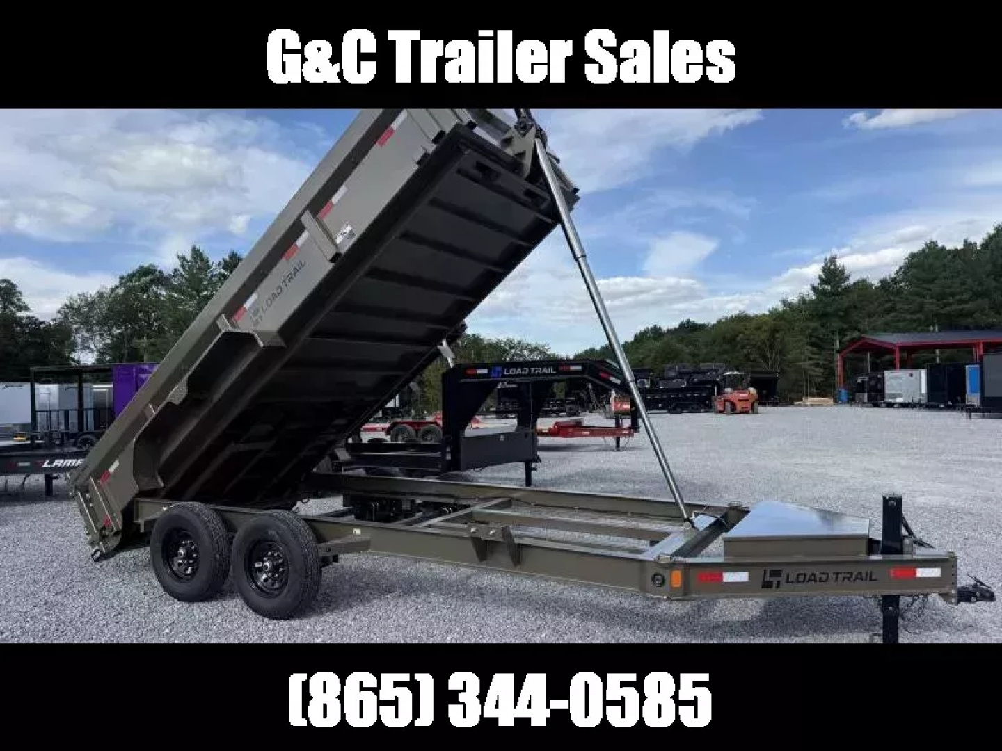 New 2026 LOAD TRAIL 7X16 TANDEM AXLE DUMP LOW-PRO DUMP (2FT WALL) (14K GVWR)