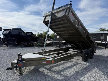 New 2026 LOAD TRAIL 7X16 TANDEM AXLE DUMP LOW-PRO DUMP (2FT WALL) (14K GVWR)