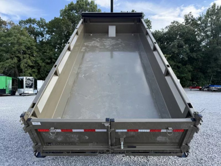 New 2026 LOAD TRAIL 7X16 TANDEM AXLE DUMP LOW-PRO DUMP (2FT WALL) (14K GVWR)