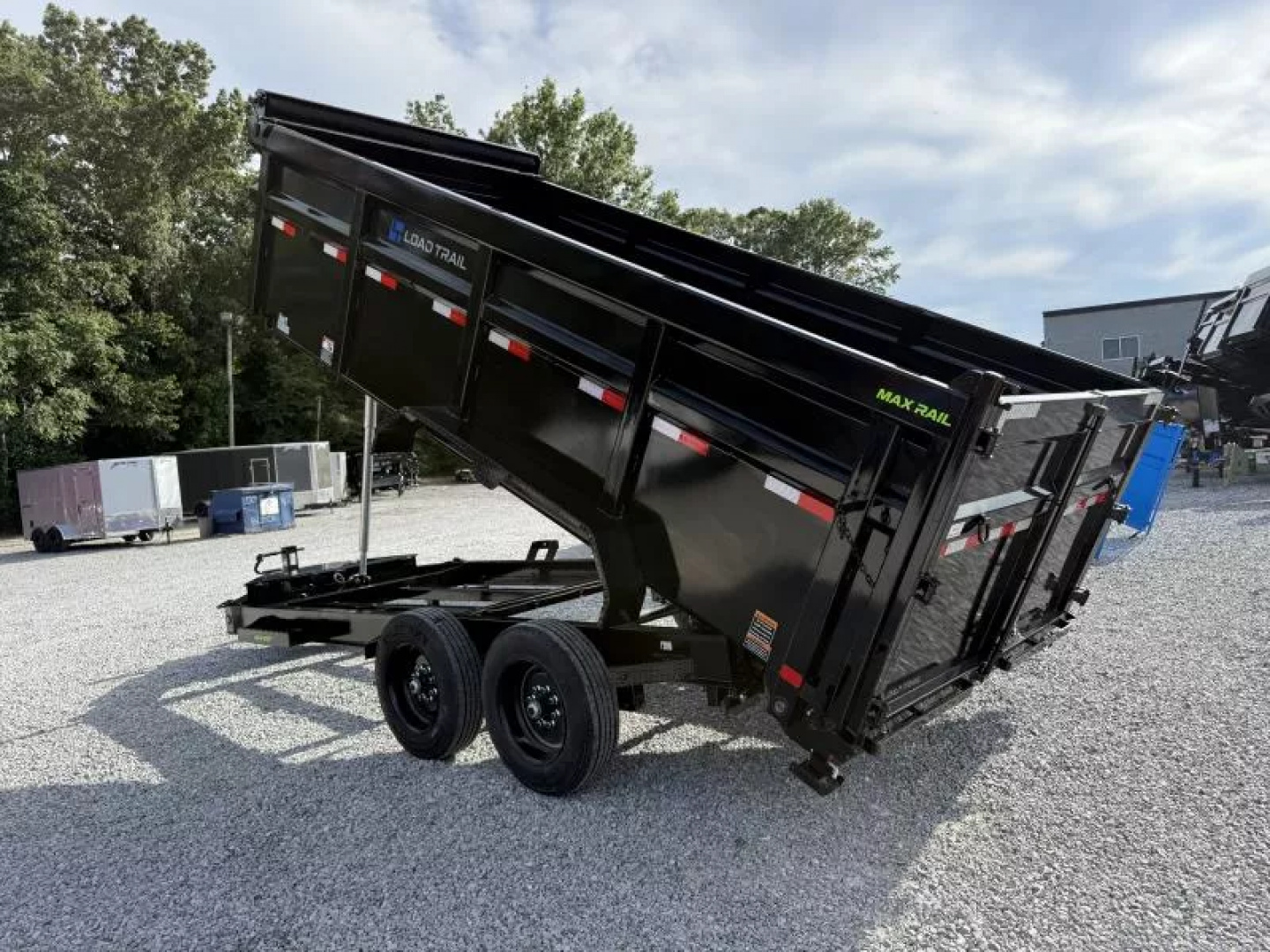 New 2026 LOAD TRAIL 7X16 (4FT WALL) DUMP TRAILER (16K GVWR)