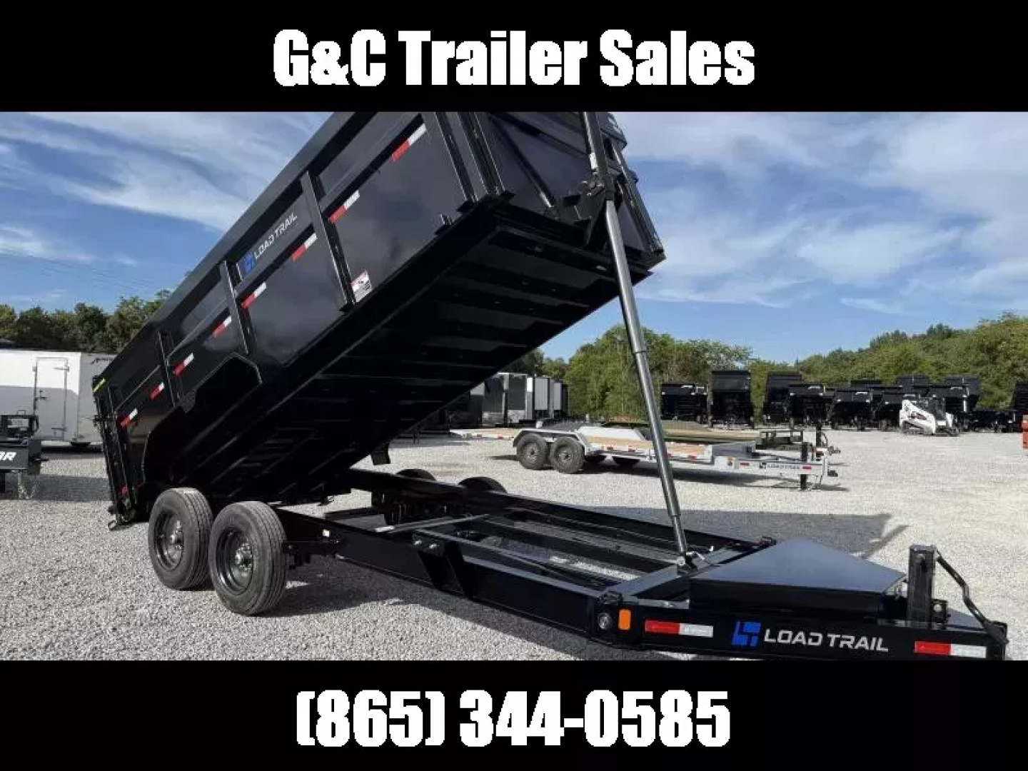 New 2026 LOAD TRAIL 7X16 (4FT WALL) DUMP TRAILER (16K GVWR)