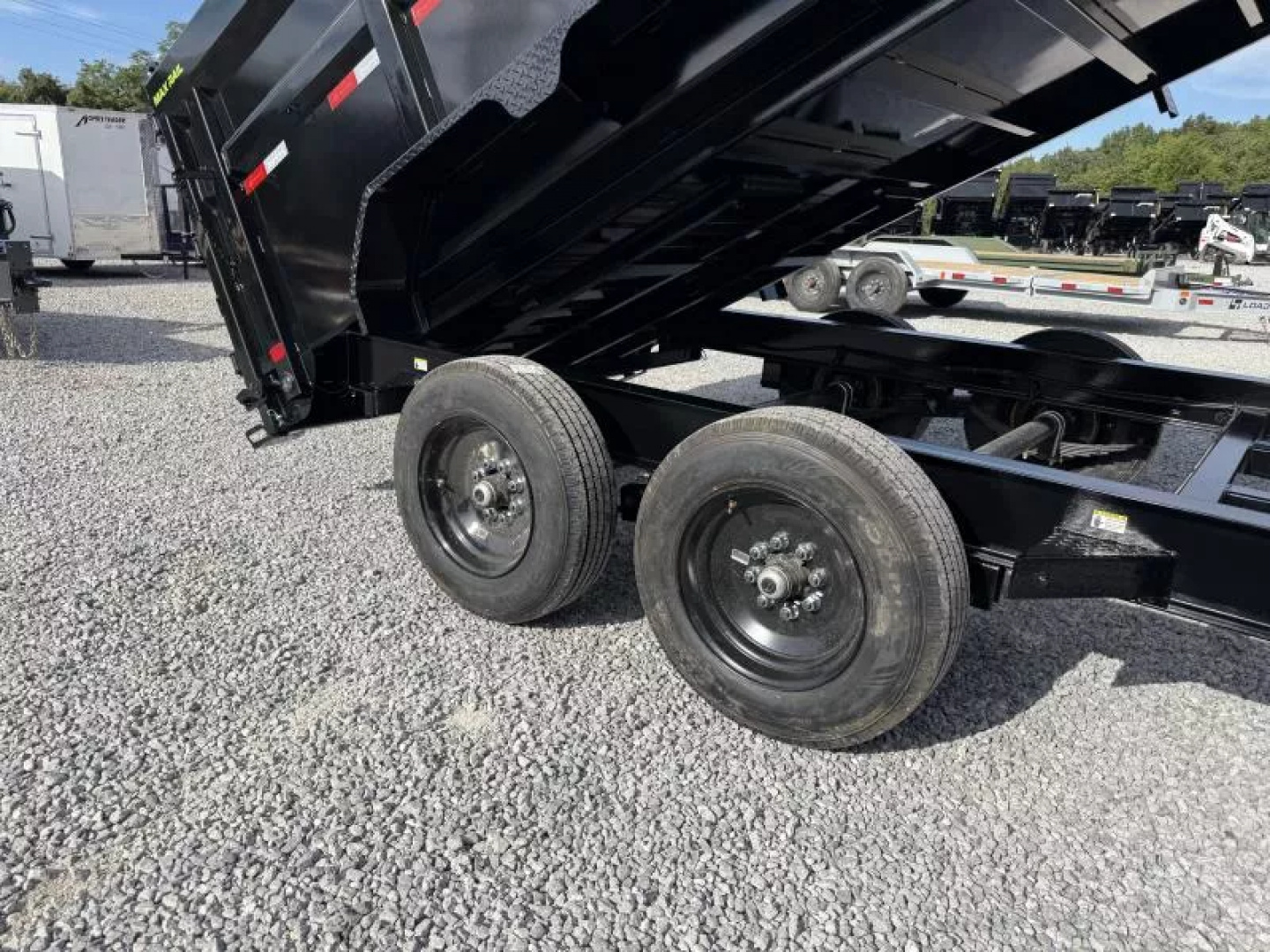 New 2026 LOAD TRAIL 7X16 (4FT WALL) DUMP TRAILER (16K GVWR)