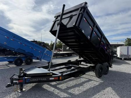 New 2026 LOAD TRAIL 7X16 (4FT WALL) DUMP TRAILER (16K GVWR)