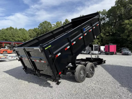 New 2026 LOAD TRAIL 7X16 (4FT WALL) DUMP TRAILER (16K GVWR)