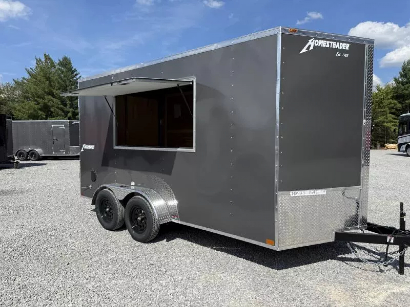 New 2026 Homesteader Trailers 7X14 IT (7FT) CONCESSION Vending / Concession Trailer