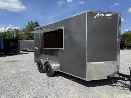 New 2026 Homesteader Trailers 7X14 IT (7FT) CONCESSION Vending / Concession Trailer