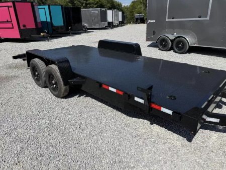 New 2026 Down 2 Earth Trailers 7X18 STEEL DECK CAR HAULER (10K GVWR)