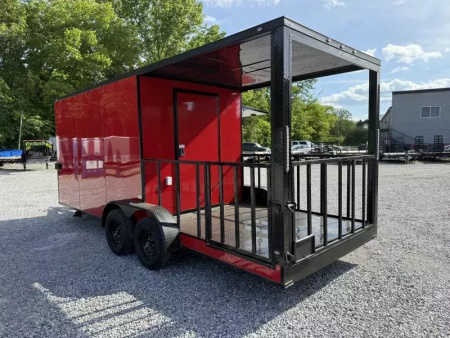 New 2026 Coast 2 Coast 7X20 BBQ CONCESSION BBQ Trailer