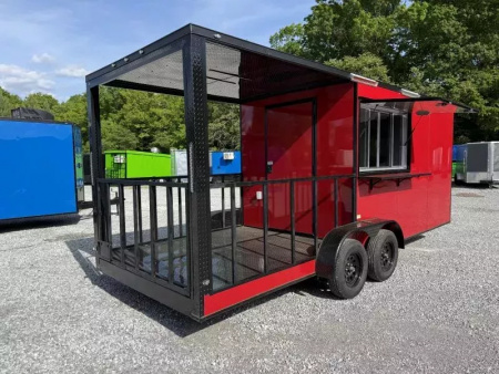 New 2026 Coast 2 Coast 7X20 BBQ CONCESSION BBQ Trailer