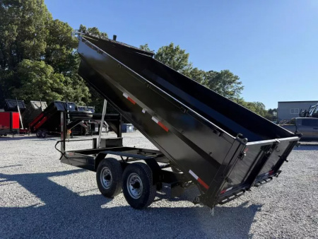 New 2026 Texas Pride Trailers 7X16 (3FT WALLS) GOOSENECK DUMP TRAILER 16K GVWR Dump Trailer