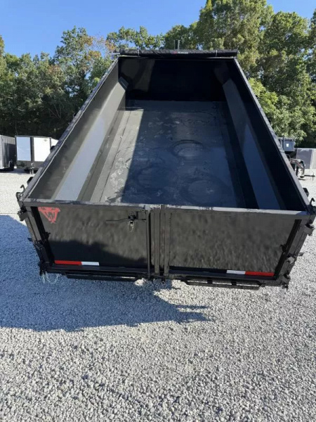 New 2026 Texas Pride Trailers 7X16 (3FT WALLS) GOOSENECK DUMP TRAILER 16K GVWR Dump Trailer