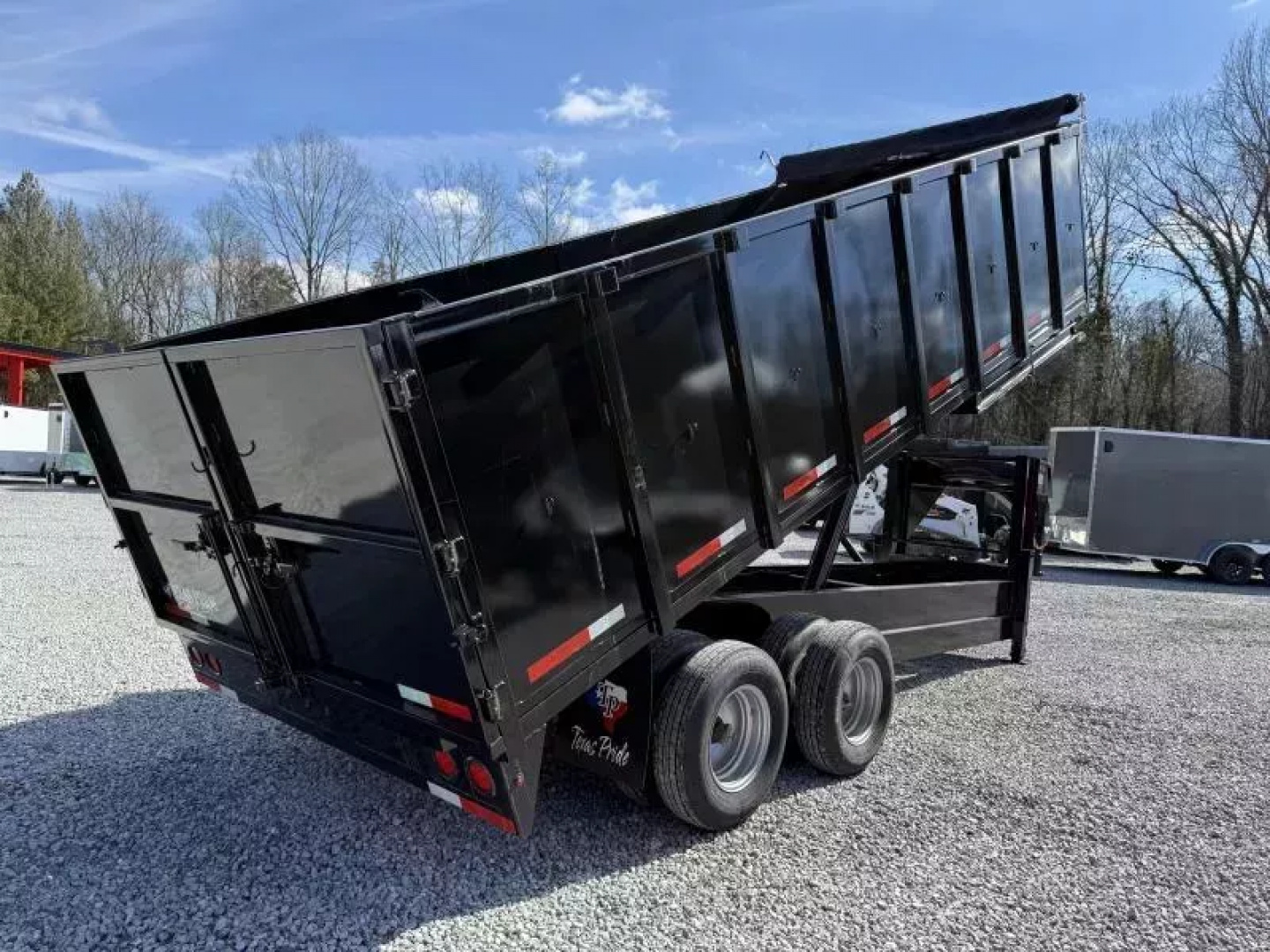 New 2026 Texas Pride Trailers 8x20 (4FT WALLS) GOOSENECK DUMP TRAILER 26K GVWR Dump Trailer
