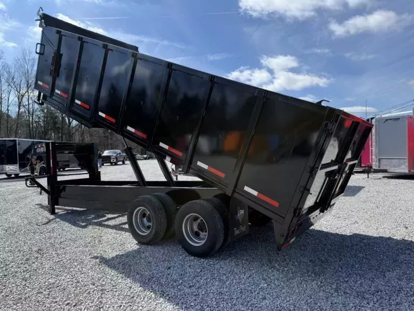 New 2026 Texas Pride Trailers 8x20 (4FT WALLS) GOOSENECK DUMP TRAILER 26K GVWR Dump Trailer