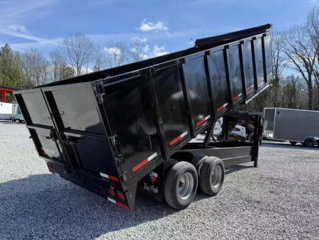 New 2026 Texas Pride Trailers 8x20 (4FT WALLS) GOOSENECK DUMP TRAILER 26K GVWR Dump Trailer