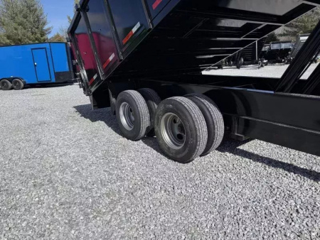New 2026 Texas Pride Trailers 8x20 (4FT WALLS) GOOSENECK DUMP TRAILER 26K GVWR Dump Trailer