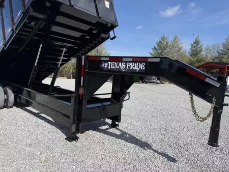 New 2026 Texas Pride Trailers 8x20 (4FT WALLS) GOOSENECK DUMP TRAILER 26K GVWR Dump Trailer