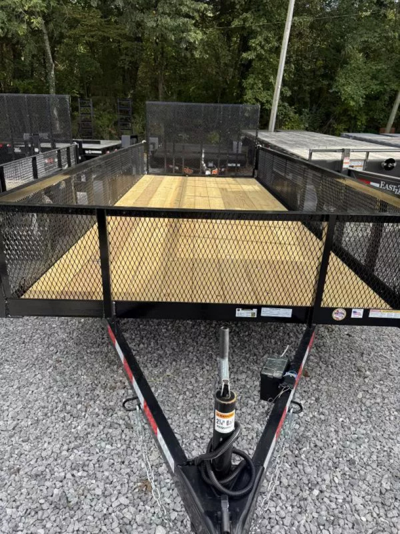 New 2026 Triple Crown Trailers 7X18 HD UTILITY T/A W/ 2' MESH Utility Trailer