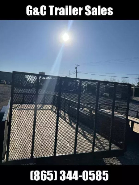 New 2026 Triple Crown Trailers 7X18 HD UTILITY T/A W/ 2' MESH Utility Trailer